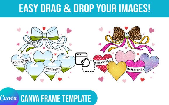 Download Love Valentine Coquette Canva Frame - Premium Resources