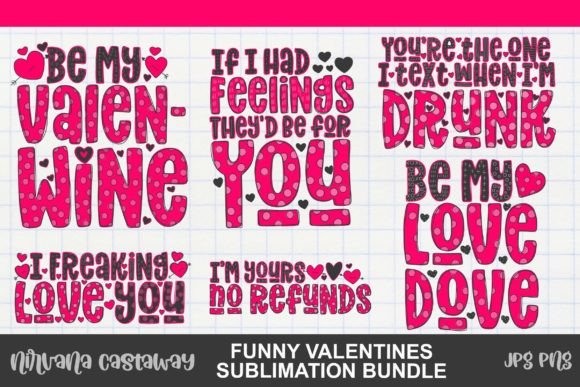 Download Funny Valentines PNG Sublimation Bundle - Valentines png Collection