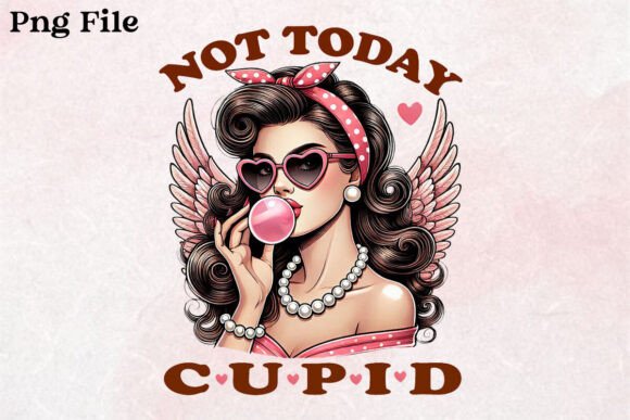 Download Not Today Cupid Funny Valentines PNG - Valentines png Collection
