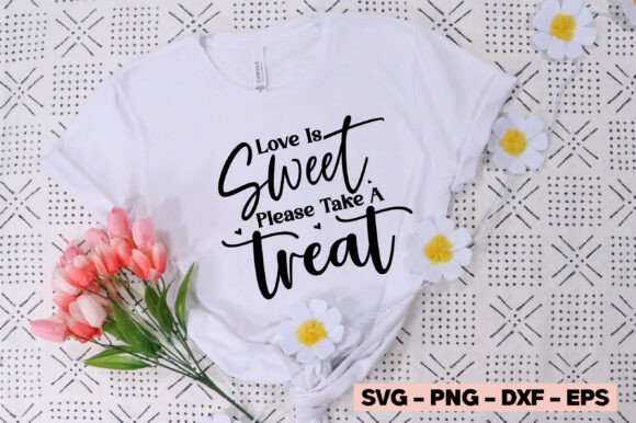 Download Love is Sweet &amp; Take a Treat Wedding SVG - Premium Bundle